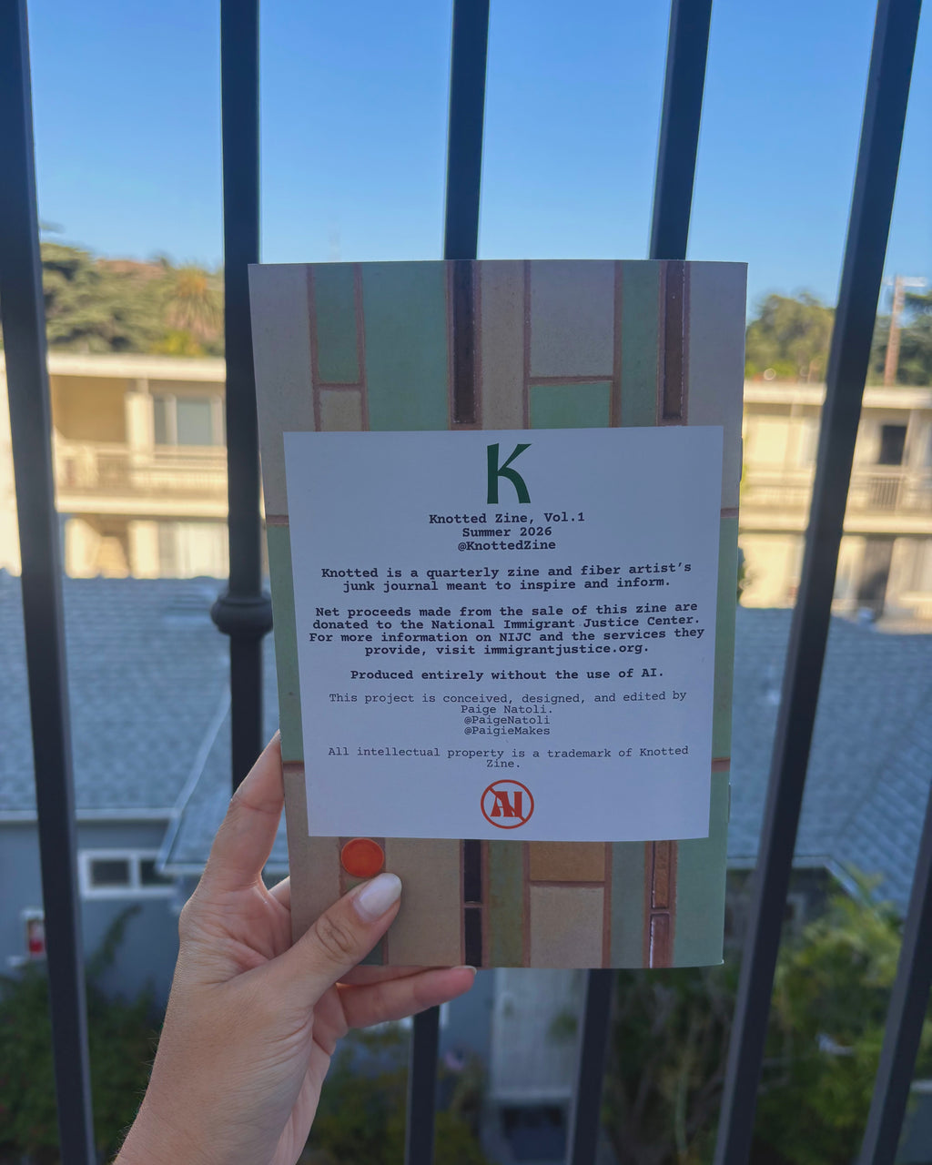 Vol. 1 Print Zine